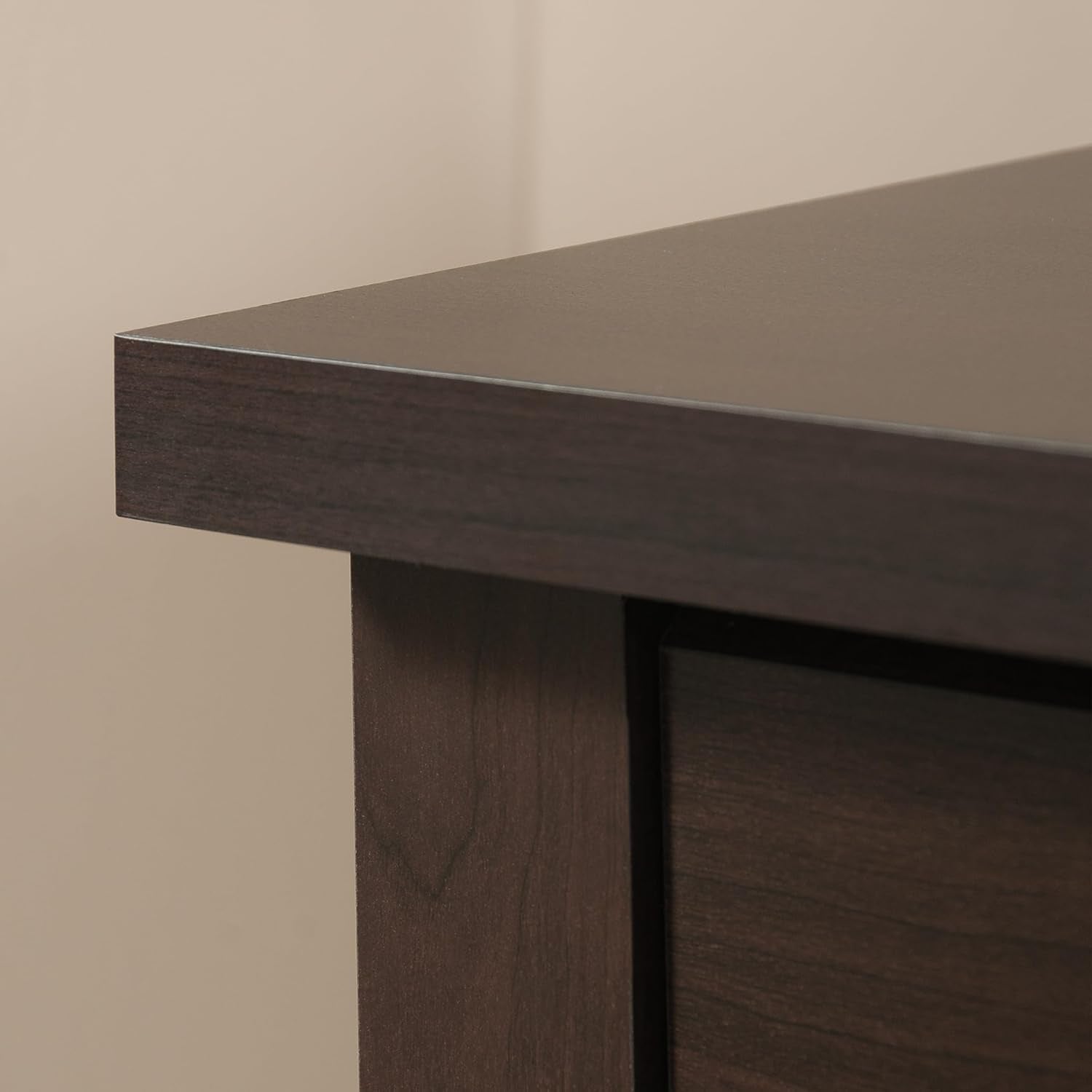 2 Drawer Lateral File Cabinet Cinnamon Cherry Finish
