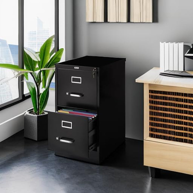 2 Drawer Locking Vertical File Cabinet Letter Size For Office Use