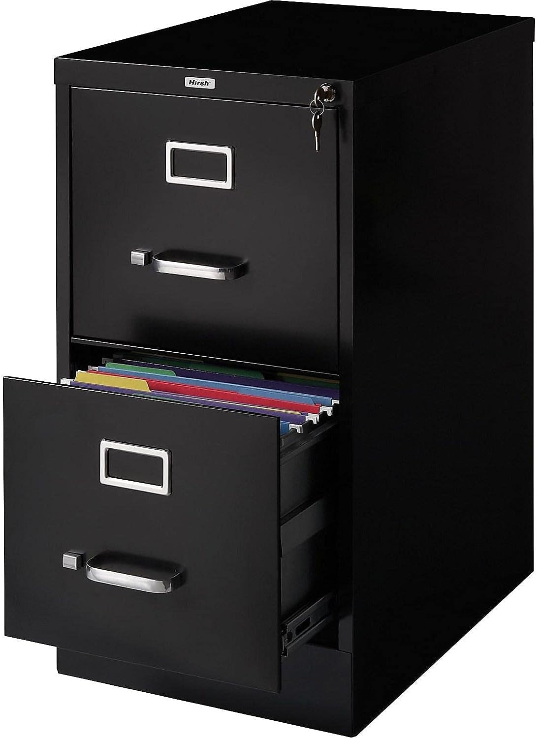 2 Drawer Locking Vertical File Cabinet Letter Size For Office Use