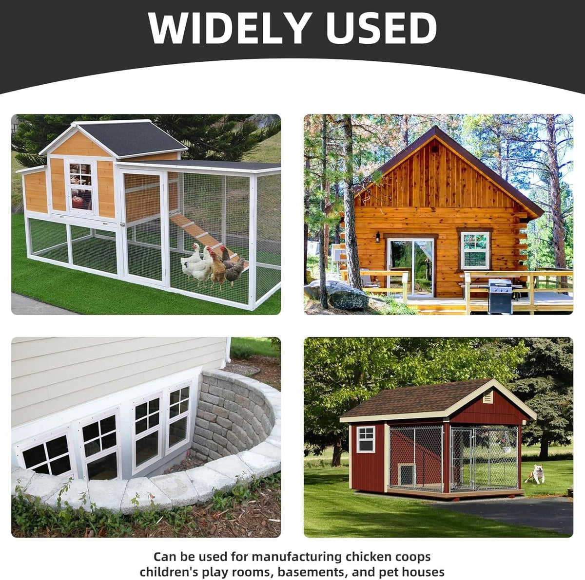 2 Pack Shed Window Flush Mount 14 X 21 Tempered Glass