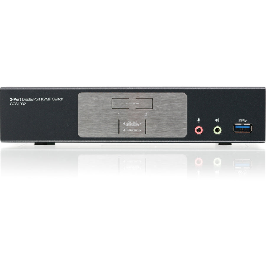 2-Port DisplayPort KVMP Switch - IOGEAR GCS1932 4K USB 3.0 Hub | TAA Compliant