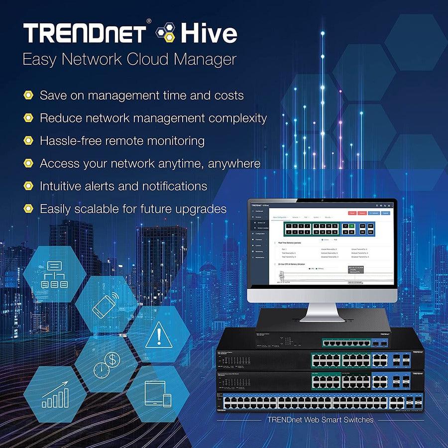 20-Port Gigabit PoE+ Switch - Web Smart Managed Network Infrastructure | TecISoft TPE-1620WS