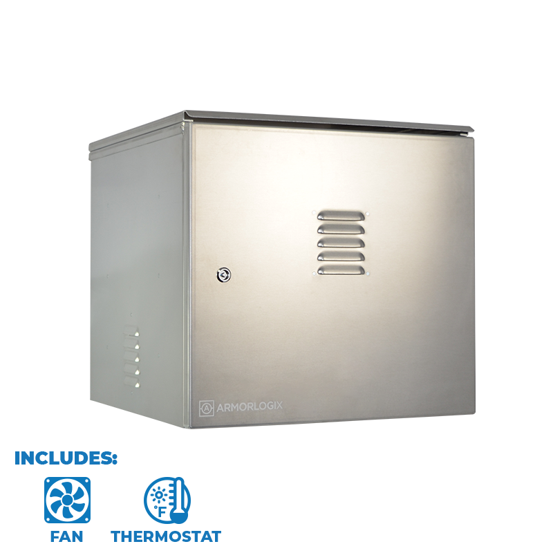 20" X 22" X 22" Nema 3 Enclosure With Fan Al202222N3-Ft