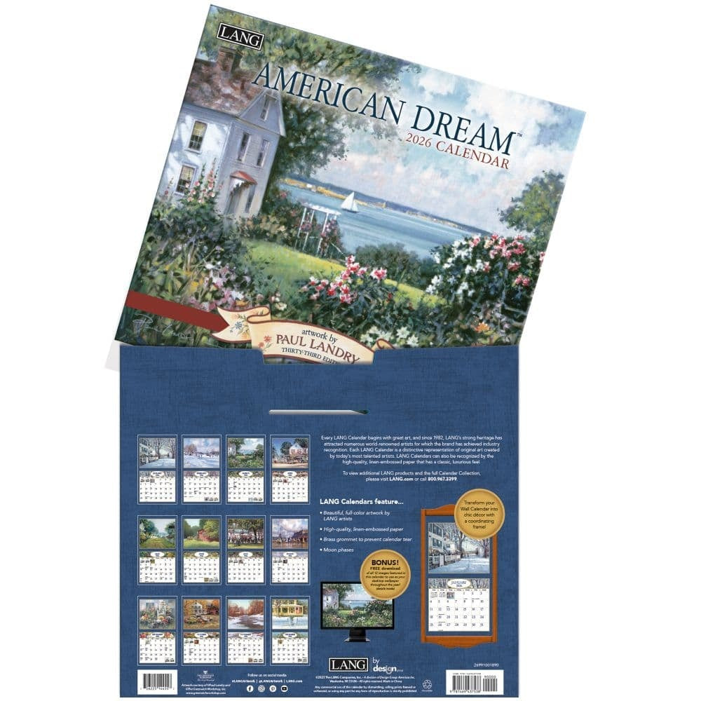 2026 American Dream Wall Calendar
