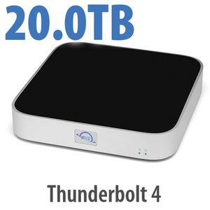 20.0TB (16.0TB HDD + 4.0TB NVMe) OWC miniStack STX Stackable Storage and Thunderbolt