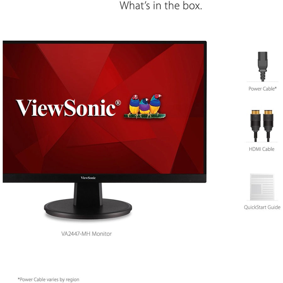 24 Inch 1080p Monitor - Full HD Gaming & Office Display | ViewSonic VA2447-MH