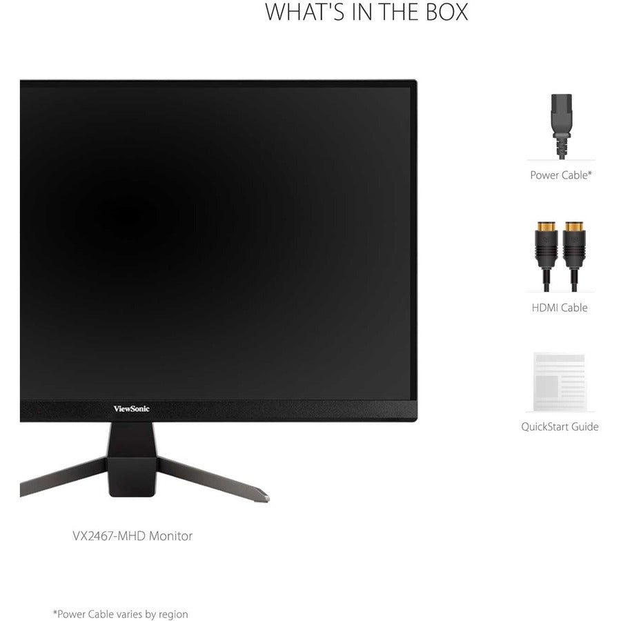24 Inch Gaming Monitor - ViewSonic VX2467-MHD 1080p 100Hz FreeSync | TecISoft