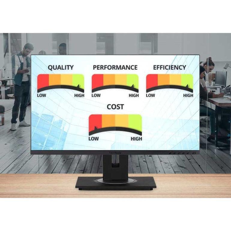 24 Inch IPS Monitor - Ergonomic USB-C Docking Station | ViewSonic VG2456A