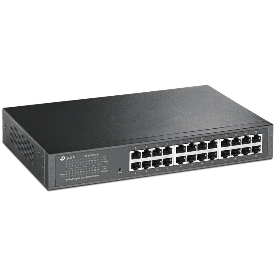 24 Port Gigabit Easy Smart Switch VLAN QoS - TP-LINK TL-SG1024DE | TecSoft