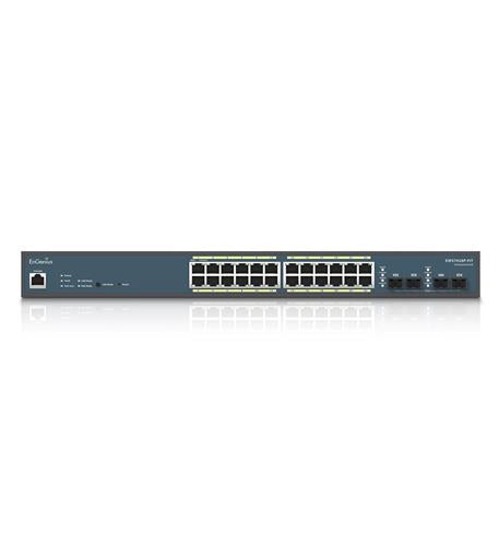 24-Port Gigabit PoE+ Switch with 240W Bu