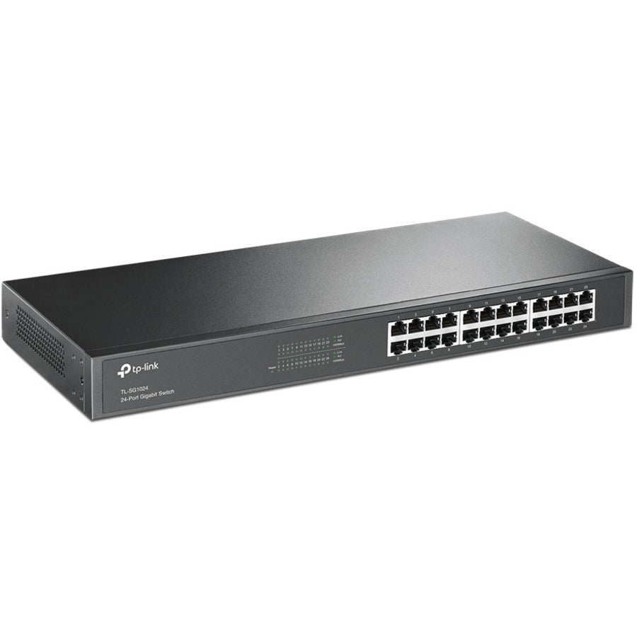 24-Port Gigabit Switch - TP-LINK Rackmount Unmanaged Ethernet Switch | TP-LINK TL-SG1024