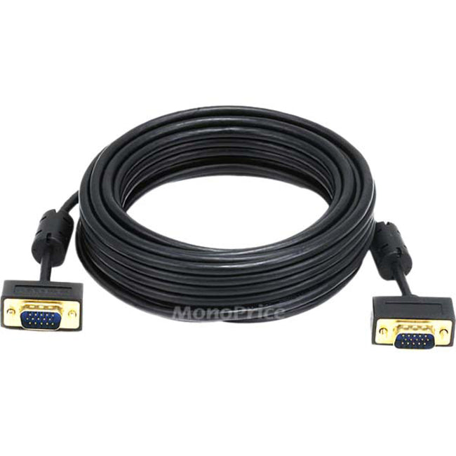 25Ft Ultra Slim Svga Super Vga 30/32Awg M/M Monitor Cable W/ MPR-6363