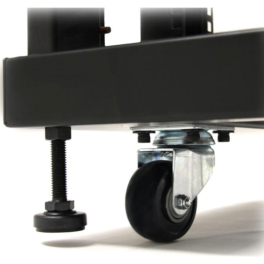 25U Server Rack Cabinet - StarTech 4-Post Lockable 19" Data Center Enclosure | TechSoft RK2536BKF