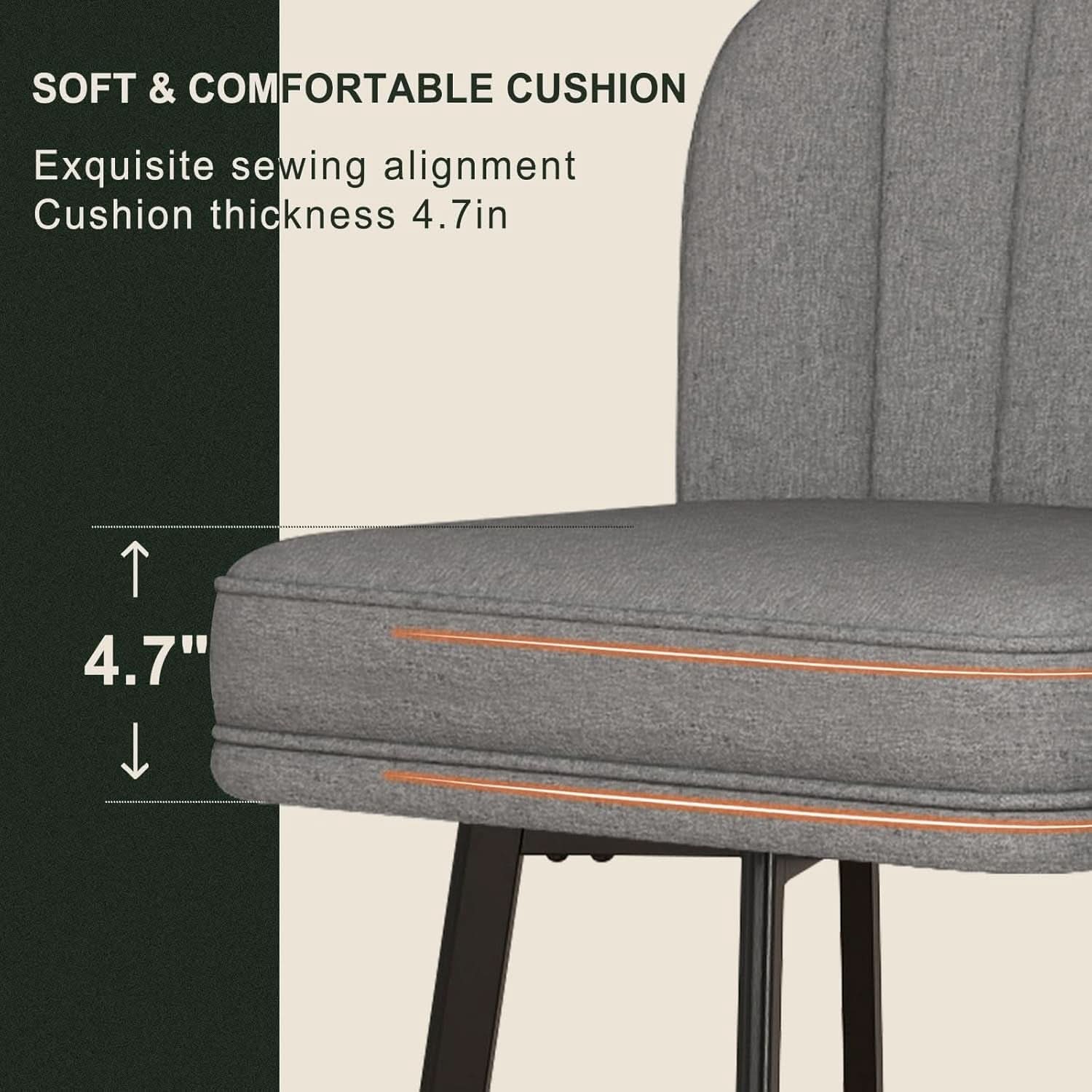 26 Counter Height Bar Stools Set Of 3 Gray Faux Leather