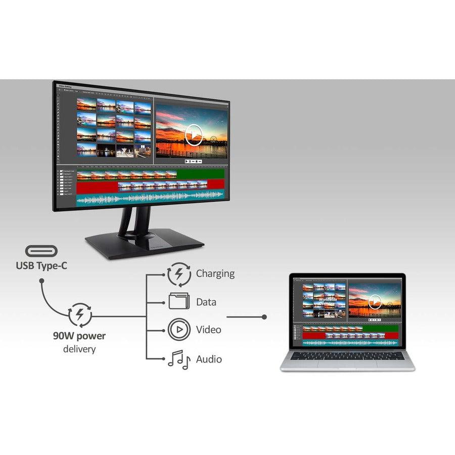 27 Inch ColorPro Monitor - Professional QHD Display with USB-C | TecISoft VP2768A
