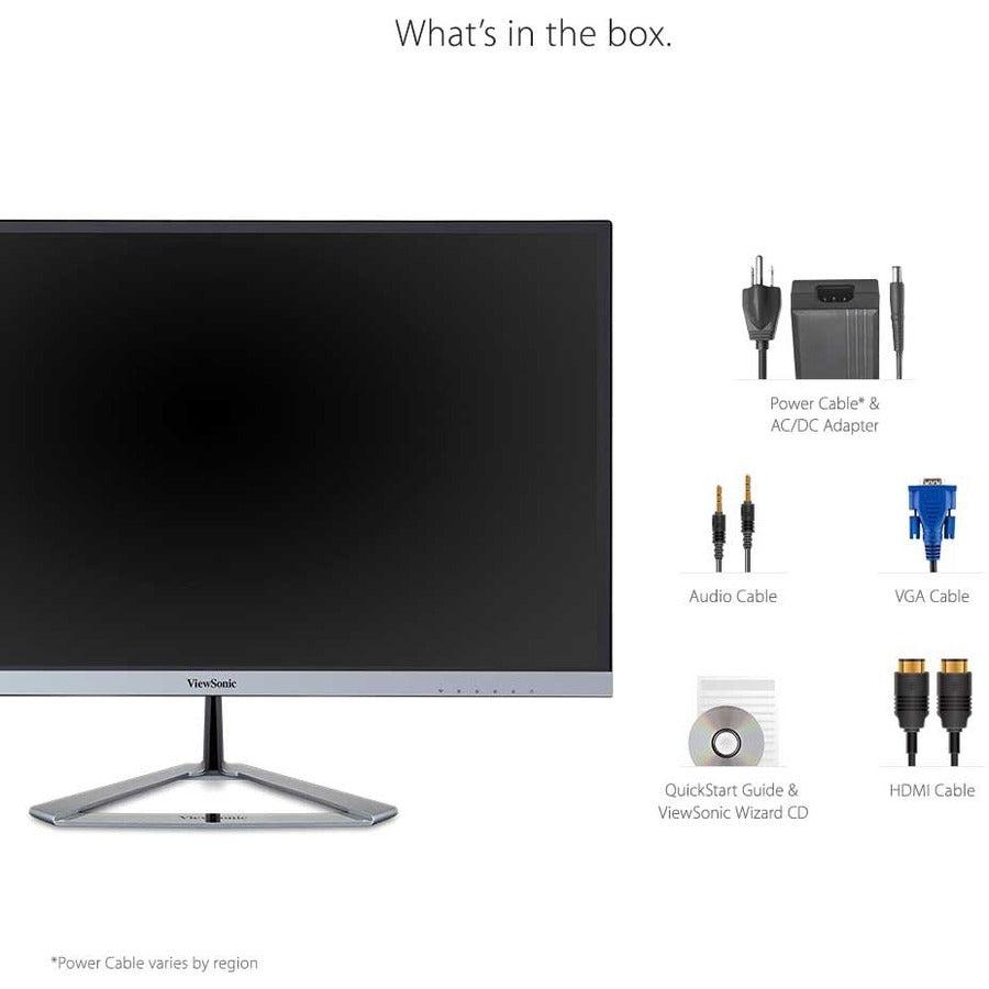 27 Inch IPS Monitor Full HD - ViewSonic Frameless Gaming Monitor | Tecisoft VX2776-SMHD