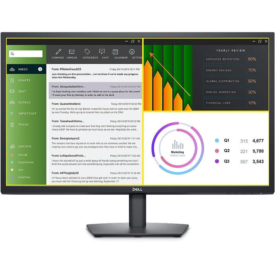 27 Inch Monitor - Dell E2723H Computer Monitor for Business | tecisoft.com DELL-E2723H