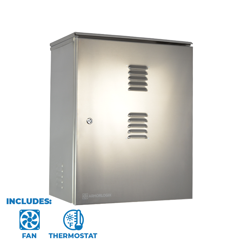 27" X 22" X 13" Nema 3 Enclosure With Fan Al272213N3-Ft1
