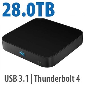 28.0TB (20.0TB HDD + 8.0TB NVMe) OWC miniStack STX Stackable Storage and Thunderbolt