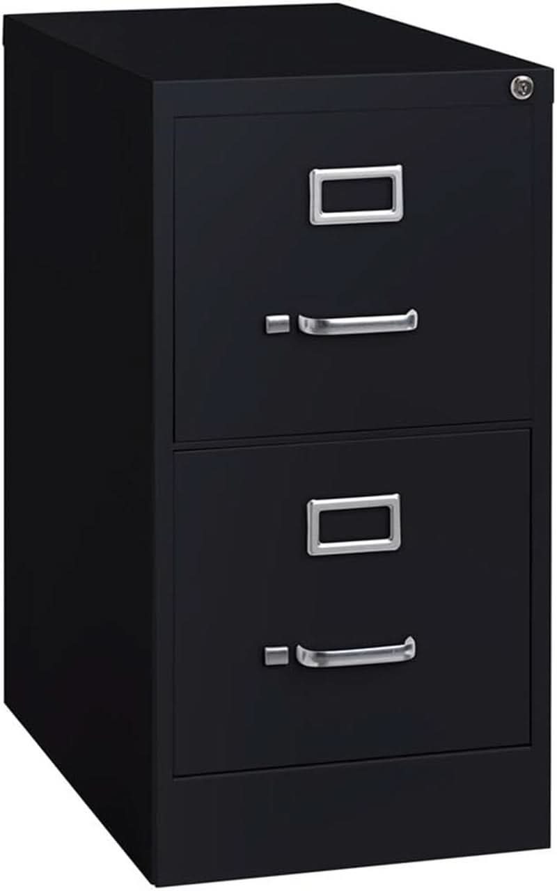 28.38 Inch Vertical Filing Cabinet Lockable Metal For Home Office Use Pre Assembled Letter Size Compatible