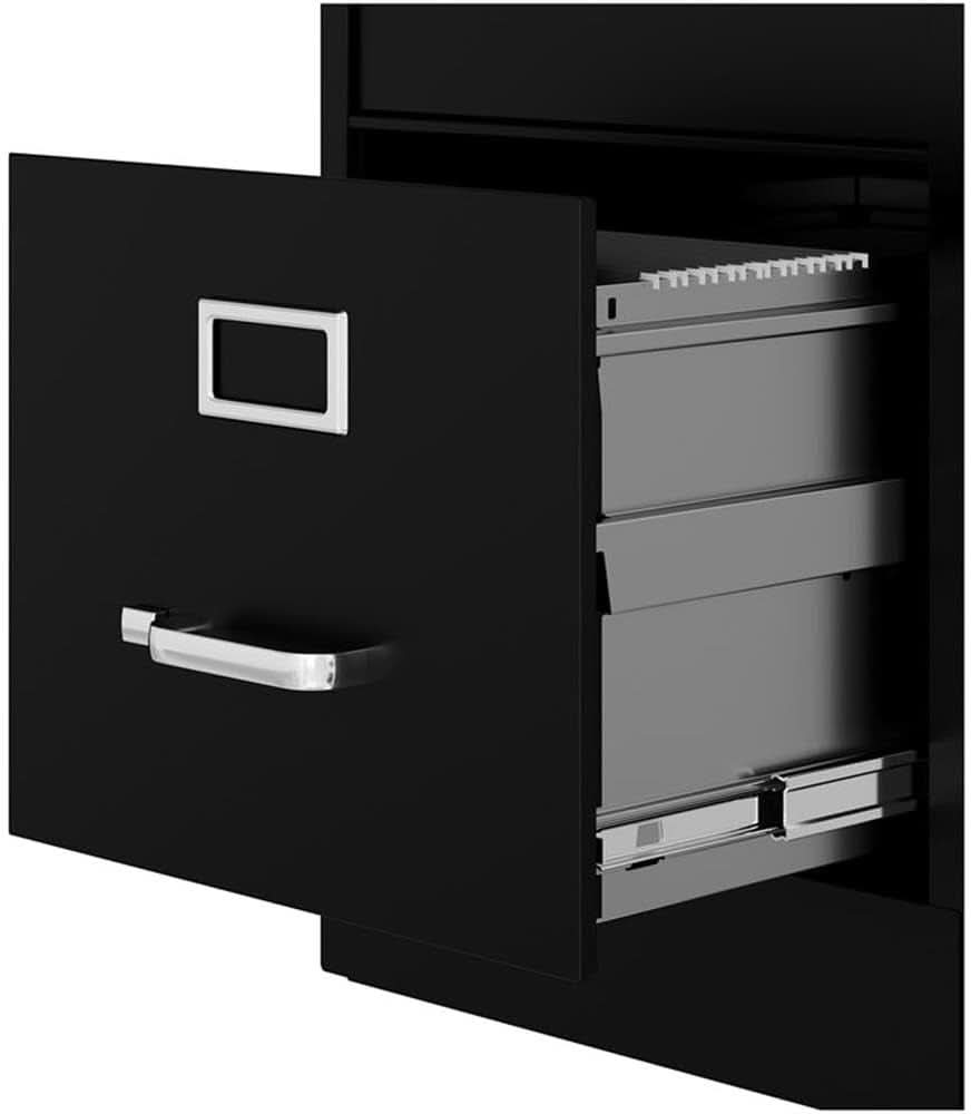 28.38 Inch Vertical Filing Cabinet Lockable Metal For Home Office Use Pre Assembled Letter Size Compatible