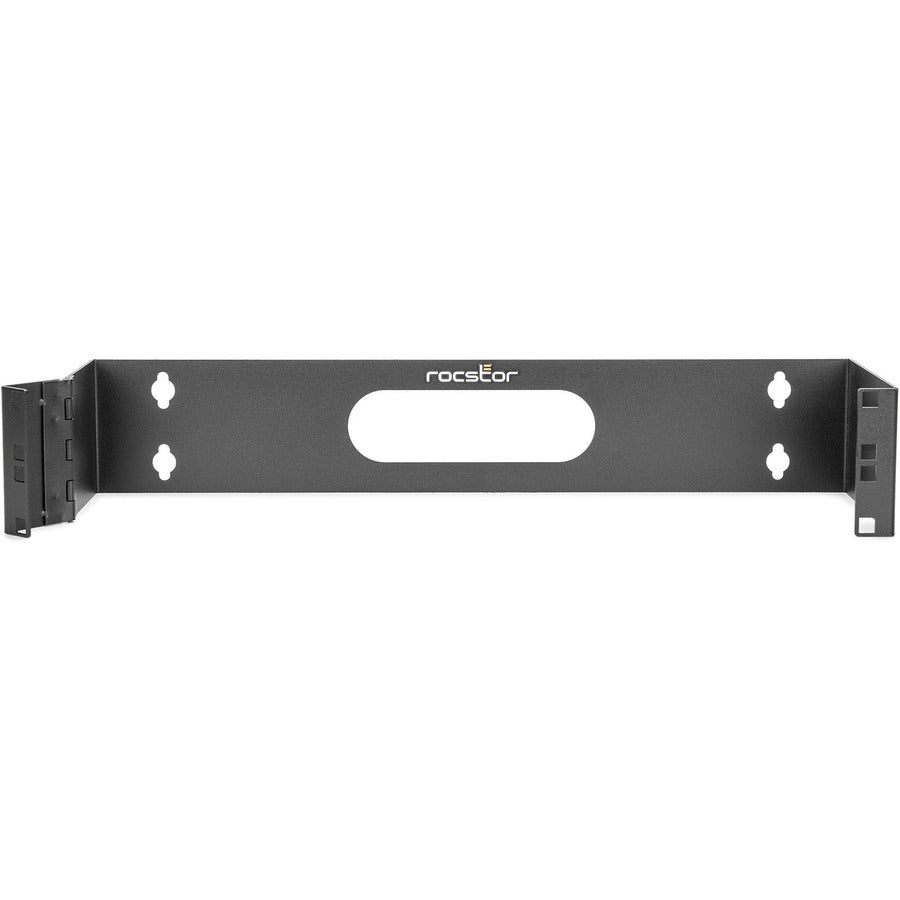 2U 19in Wall Mount Bracket - for Patch Panels - Hinged Wall Mounting Bracket - Maximum