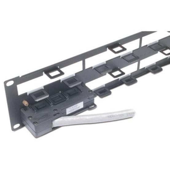 2U Data Distribution Panel - 48 Port Server Rack Cable Management | Tecisoft AR8452