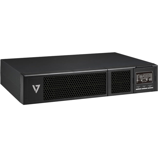 2U Rackmount UPS 3000VA True Double Conversion - V7 Online Power Backup | TecISoft UPS2URM3000DC-NC-1N