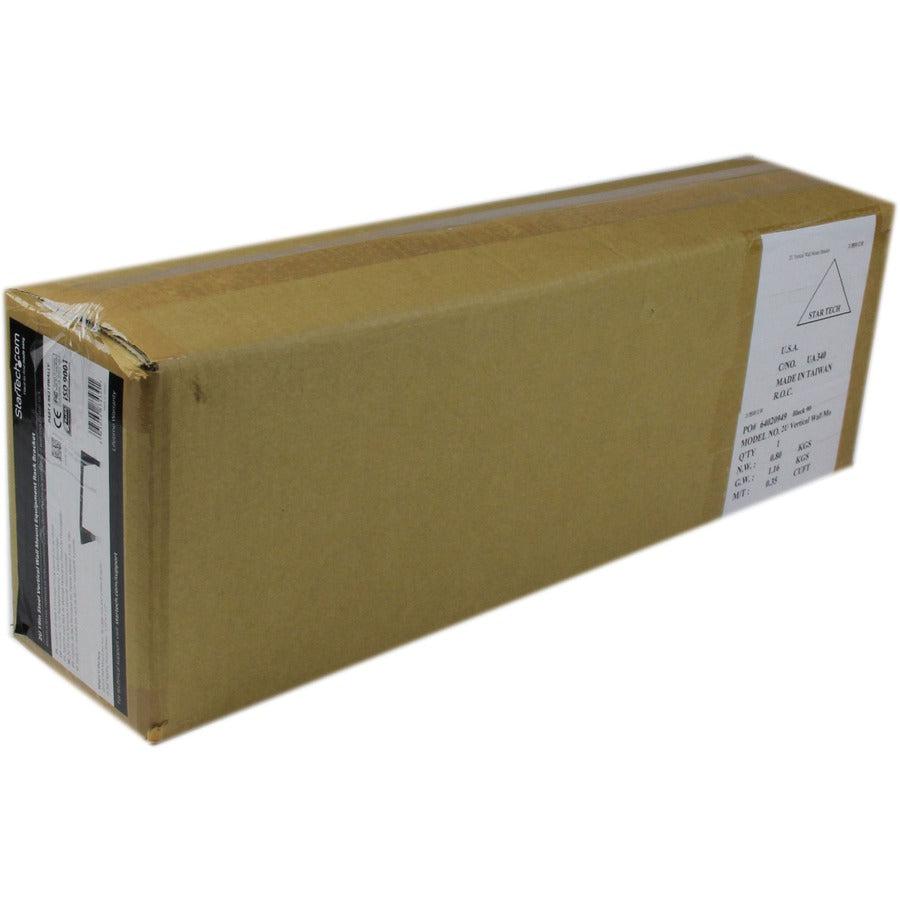 2U Vertical Wall Mount Patch Panel Bracket - StarTech 19 Inch Rack Mount | Tecisoft RK219WALLV