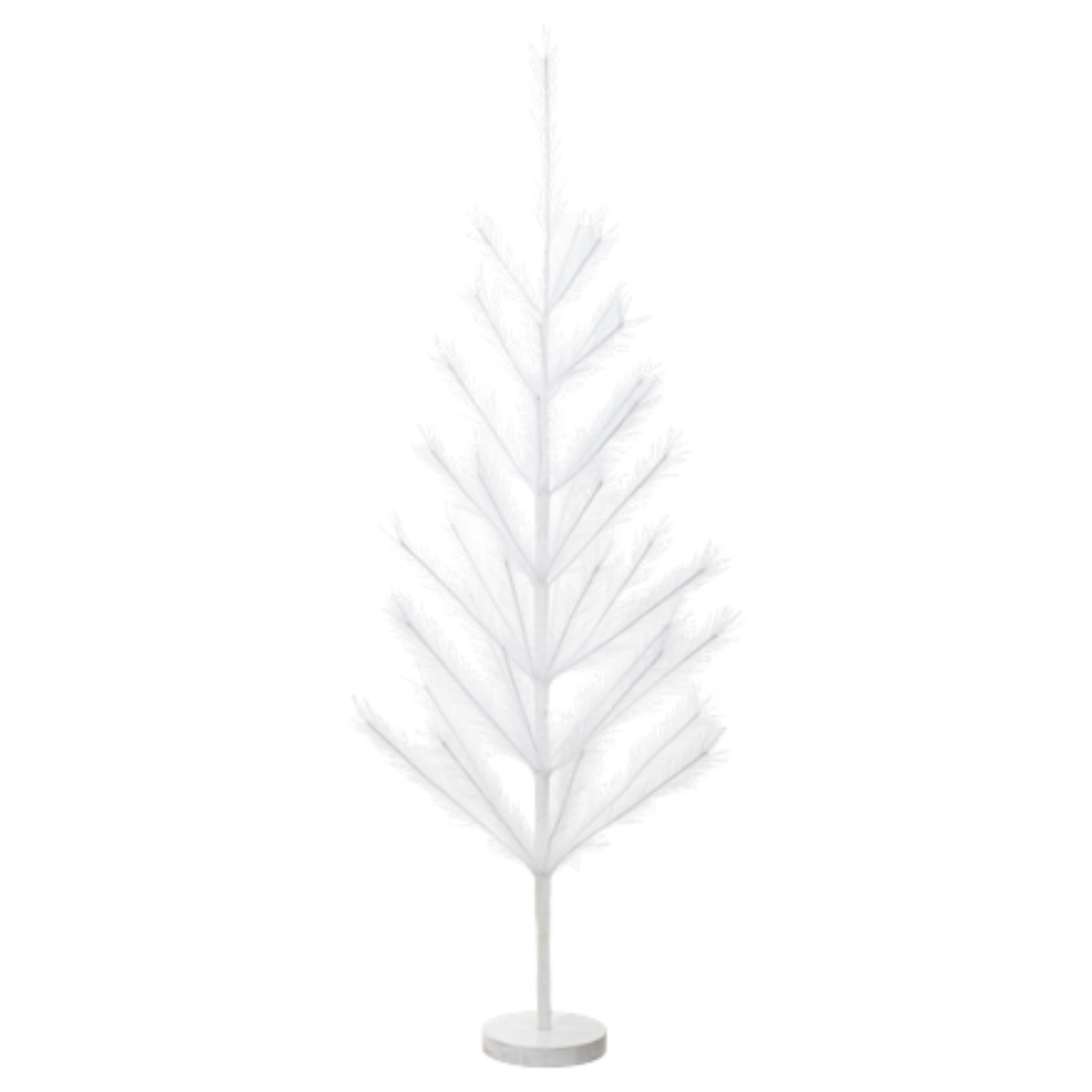 3-Foot White Pompass Tree