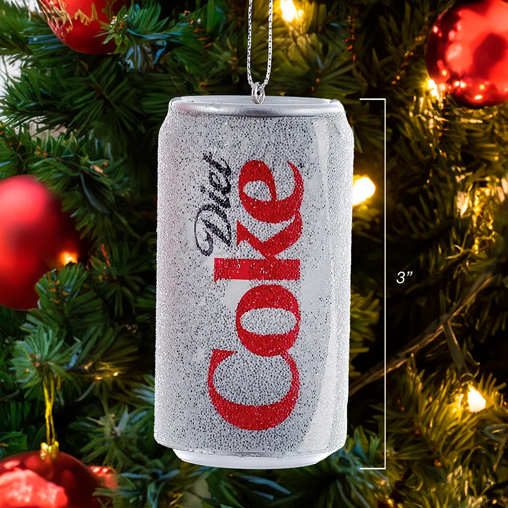 3" Frosty Diet Coke Can Ornament