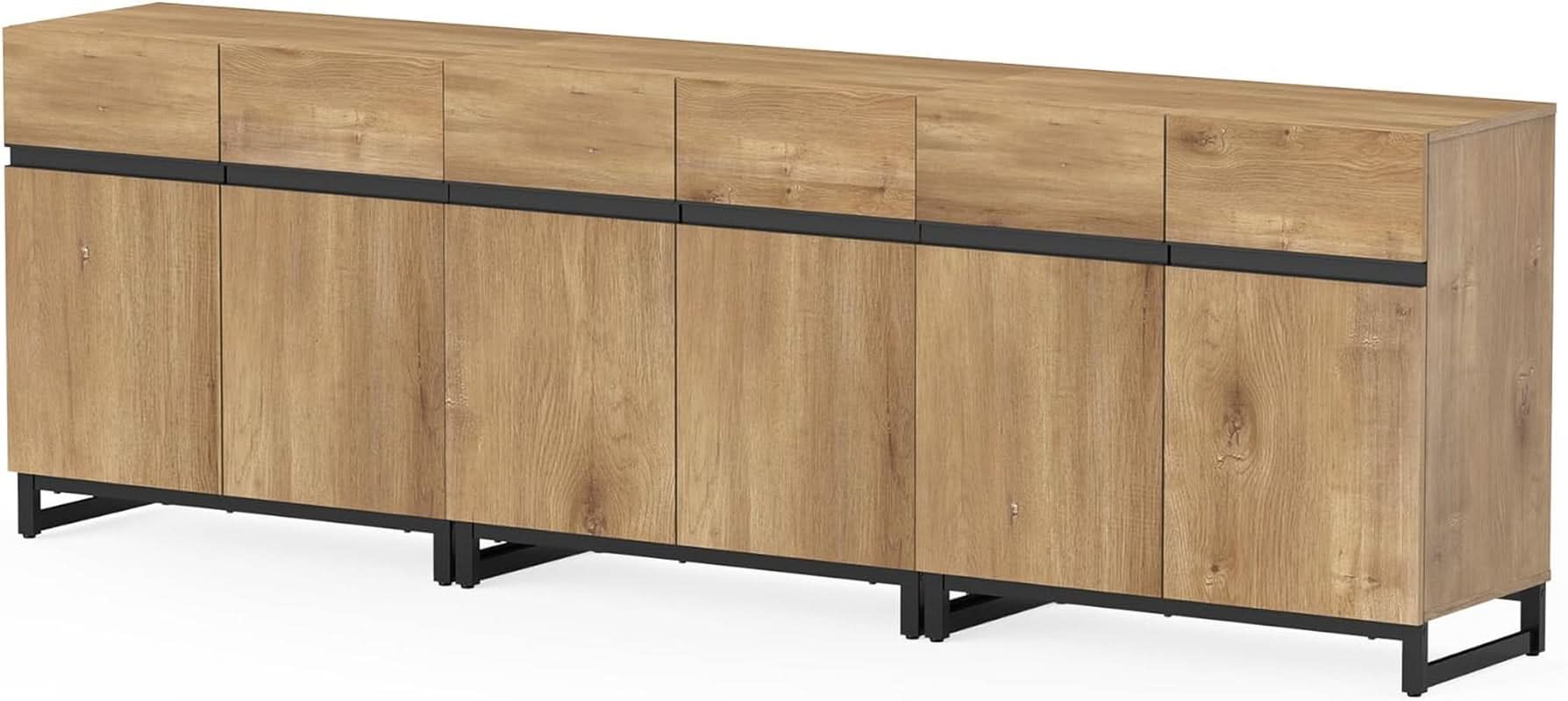 3 In 1 TV Stand For TVs Up To 110 Inch With Adjustable Shelves