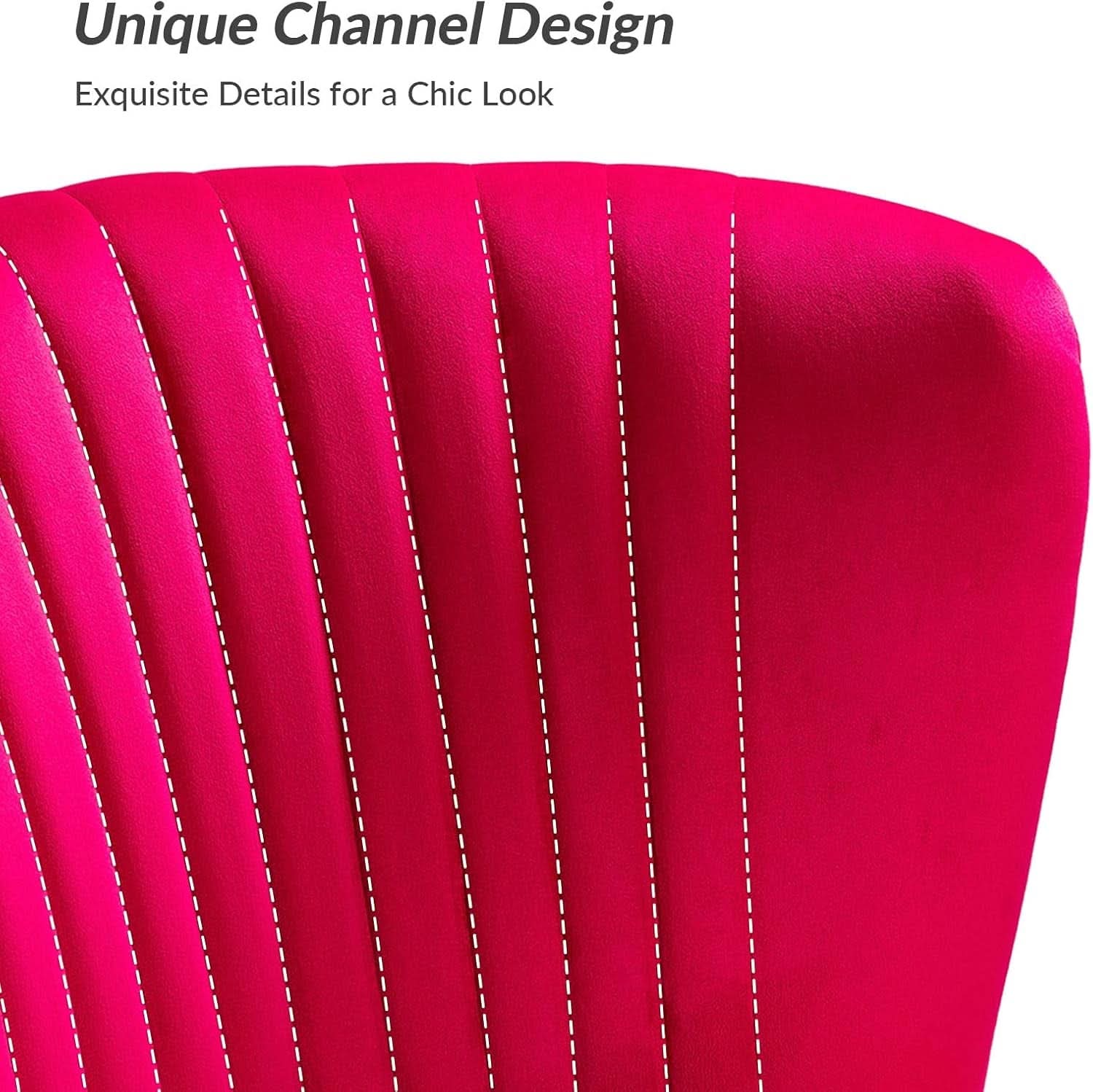 3 Piece Velvet Living Room Set Fuchsia Loveseat With Gold Legs And Accent Chairs