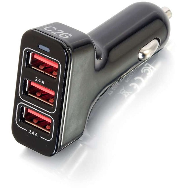 3 Port Usb Car Charger 5V 2.4A Smart Ic