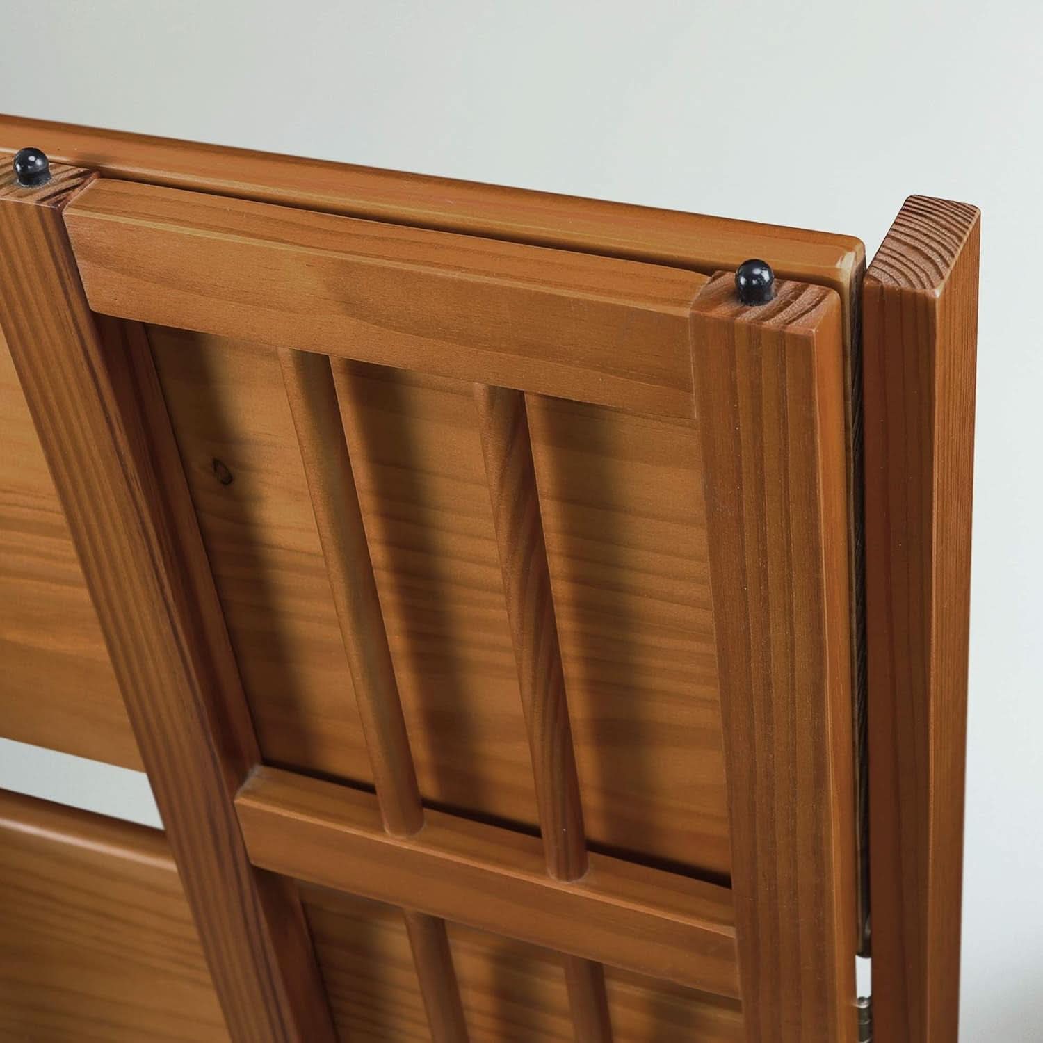 3 Shelf Stackable 27.5 Inch Wide Chestnut Fold Bookcase