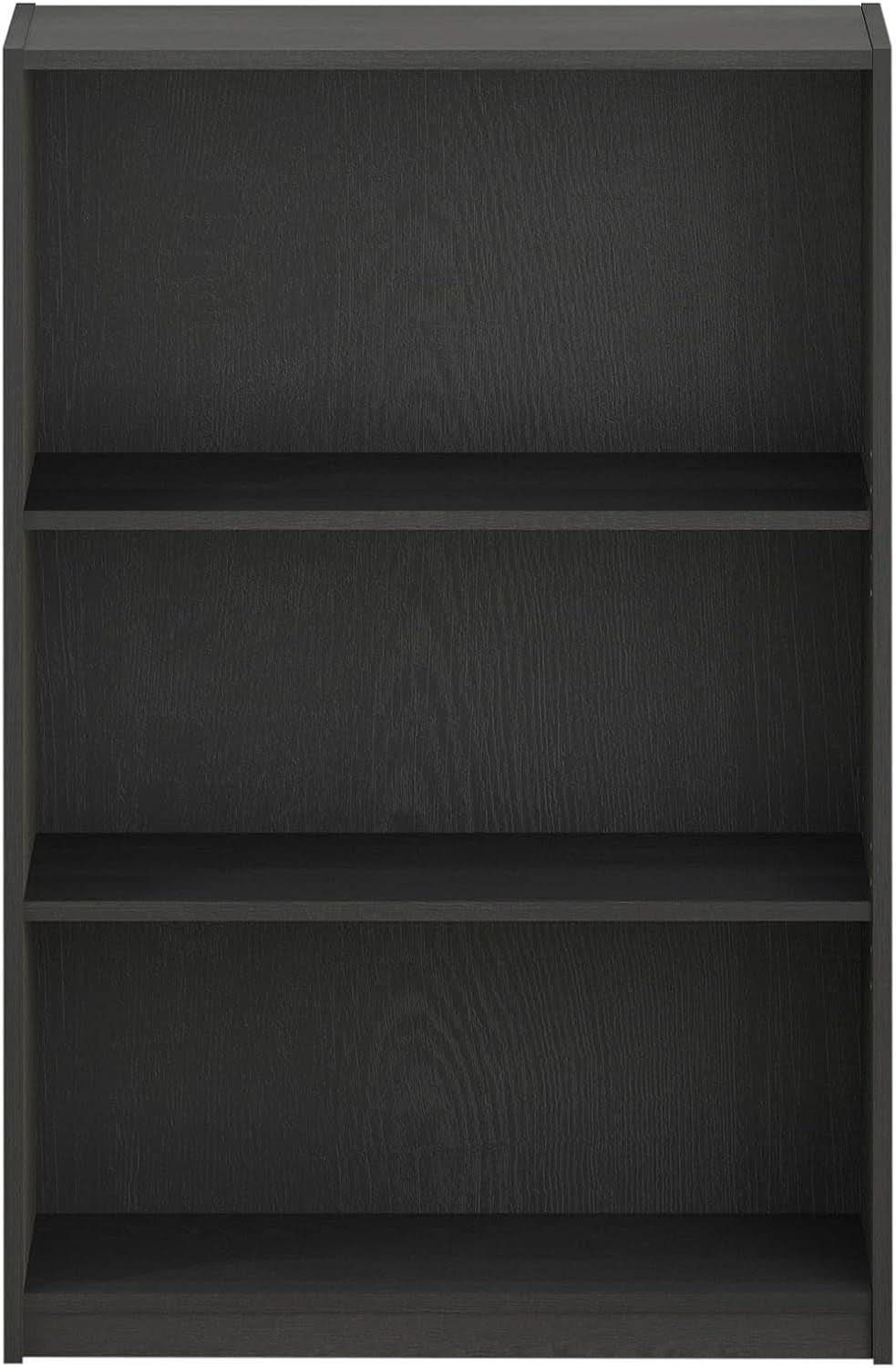 3 Tier Adjustable Bookcase For Home Office Storage