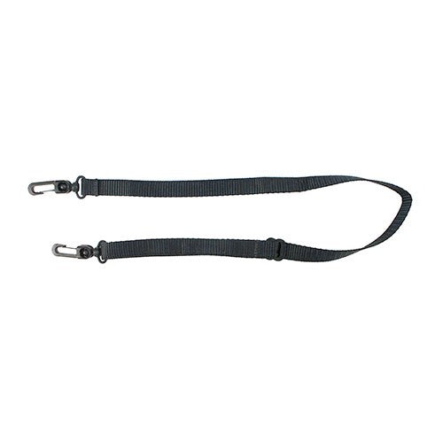 30" Adjustable Nylon Tether Strap with Plastic Swivel Snap Hooks - 0.5" wide