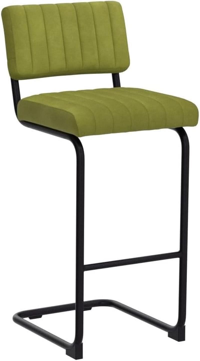 30 Inch Velvet Tufted Bar Stools Set of 2 Kitchen Island