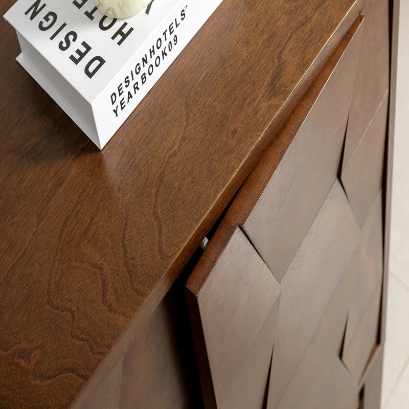 30.6 Inch Contemporary Two Door Storage Cabinet With Adjustable Shelves