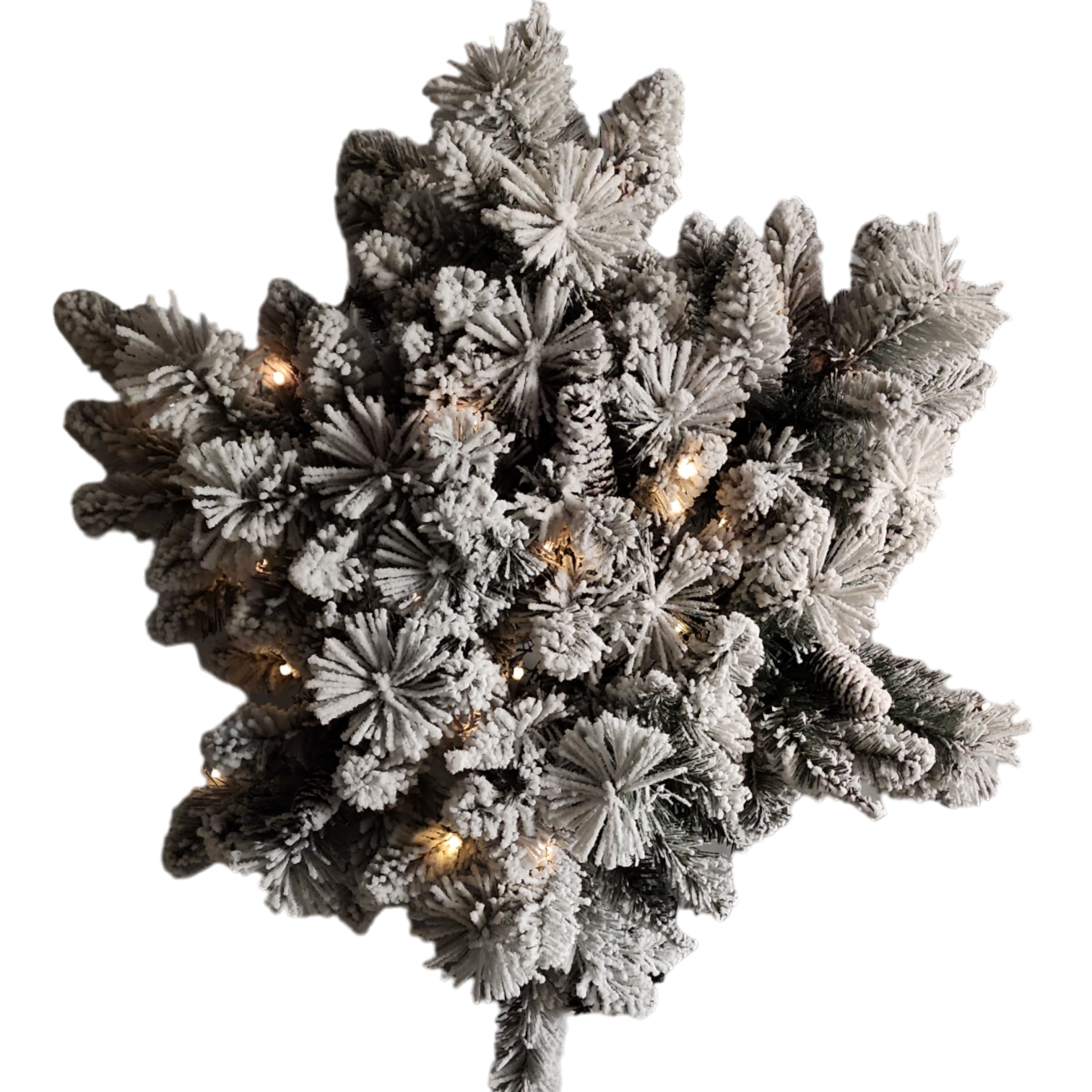32" Battery-Operated Pre-Lit LED Snowflake Wreath