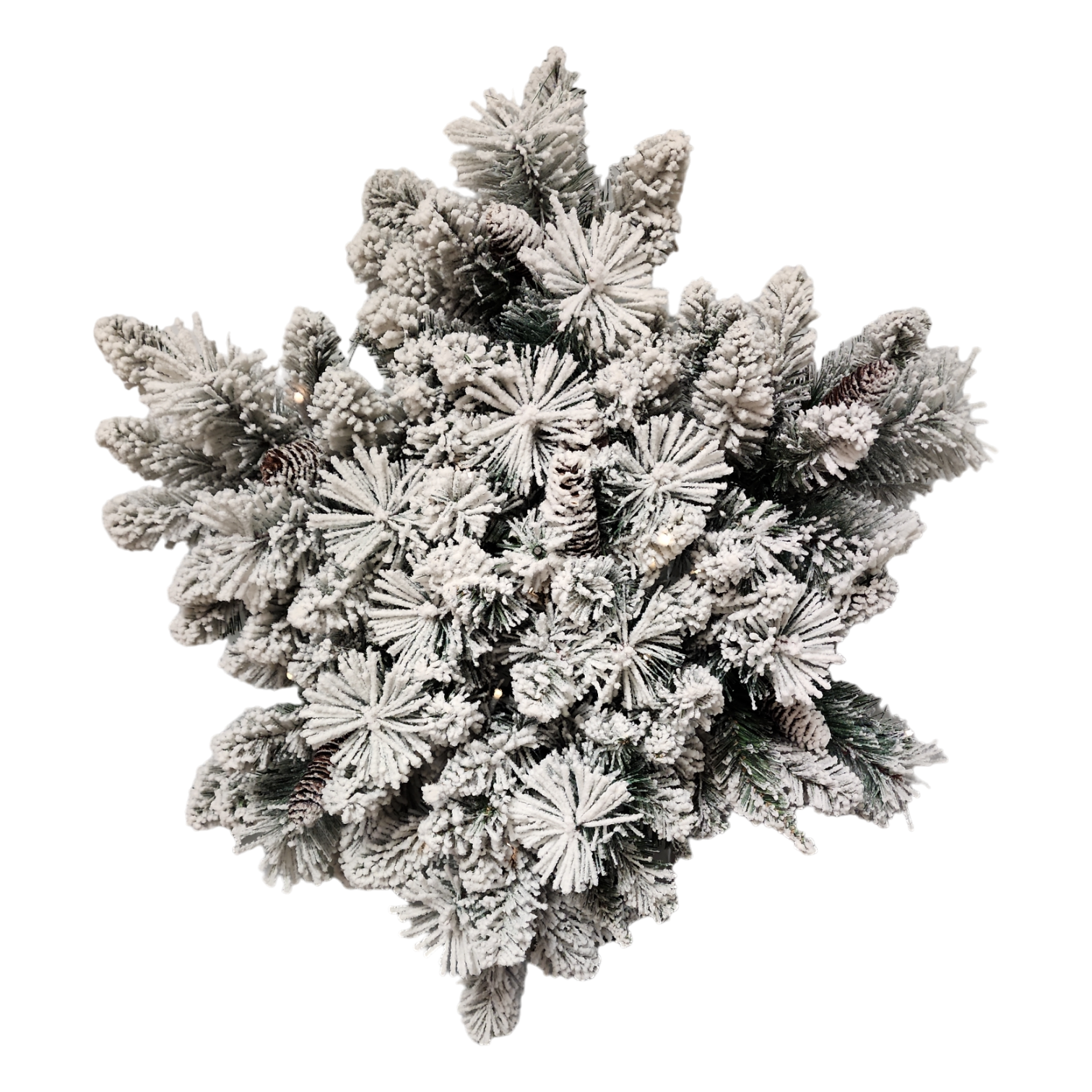 32" Battery-Operated Pre-Lit LED Snowflake Wreath