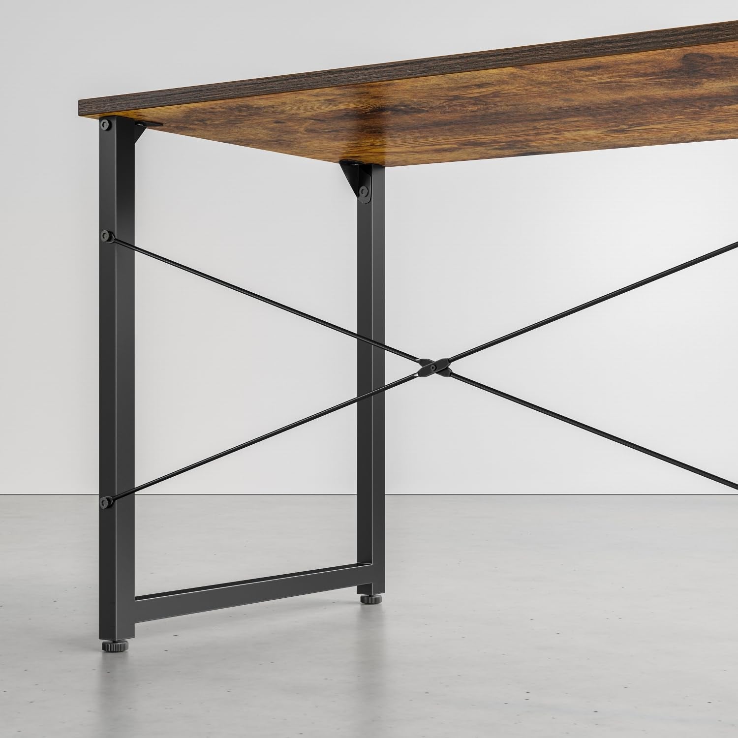 32 Inch Computer Desk Rustic Brown For Small Spaces