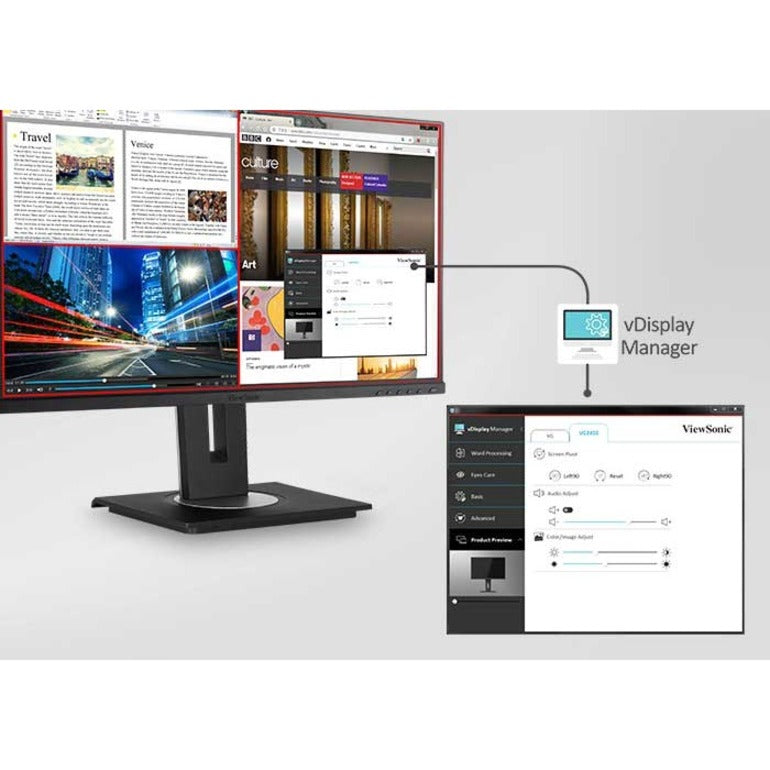 34 Inch Ultrawide Monitor - USB-C Docking Display (90W) | ViewSonic VG3456