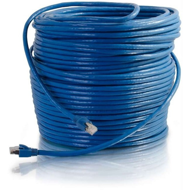 35Ft Cat6 Snagless Solid Shielded Network Patch Cable - Blue