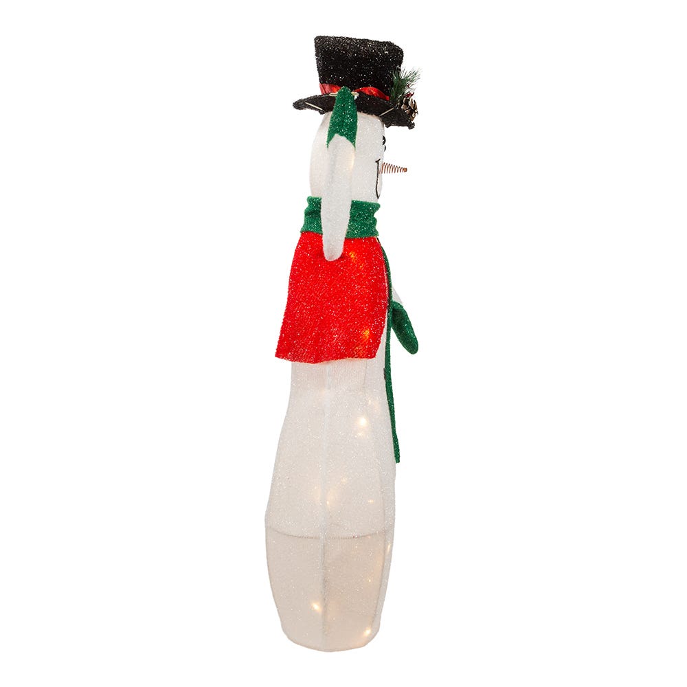 36" LED Light-Up Animated Snowman Lawn Decor