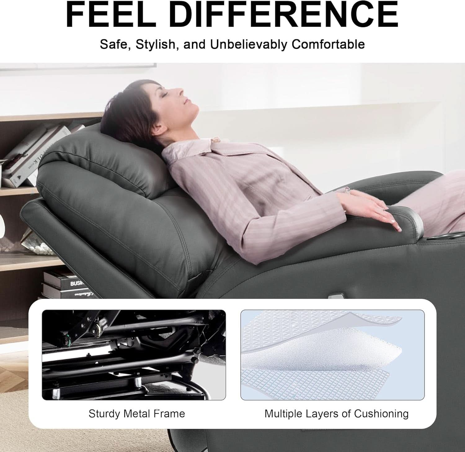 360 Degree Swivel Recliner Chair With Massage And Heat