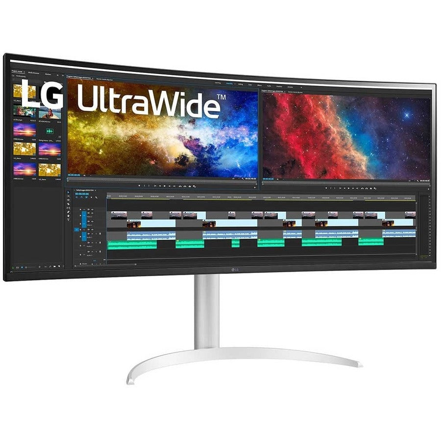 38 Inch Monitor Curved - LG UltraWide IPS QHD+ Display | Tecisoft 38BP85C-W