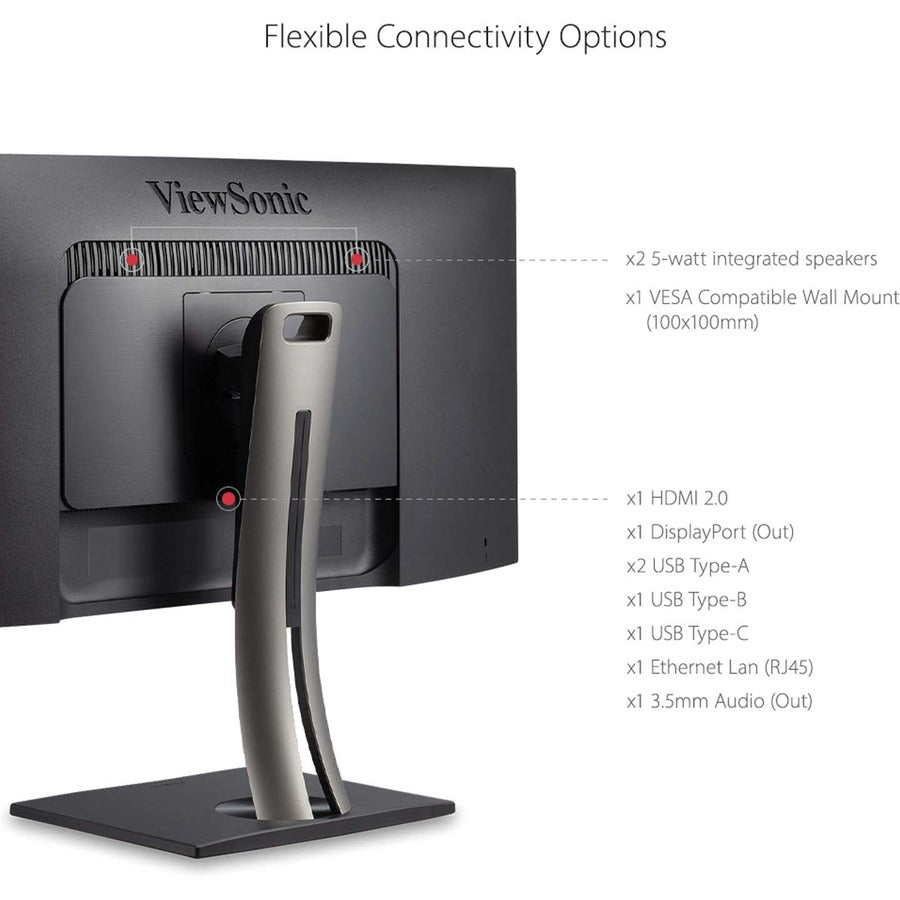 38 Inch Monitor Curved - ViewSonic VP3881a WQHD+ Pantone Validated Professional Display | TecISoft