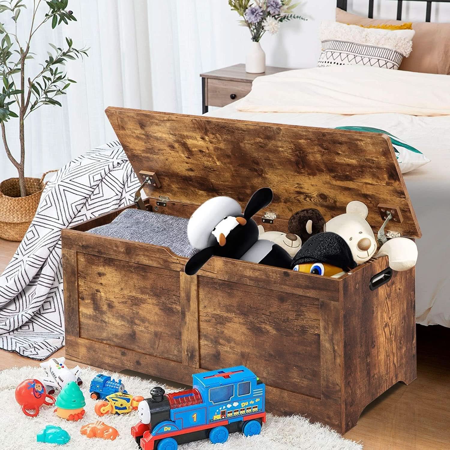 39.4 Dimensions Lift Top Toy StorageSolutions Chest