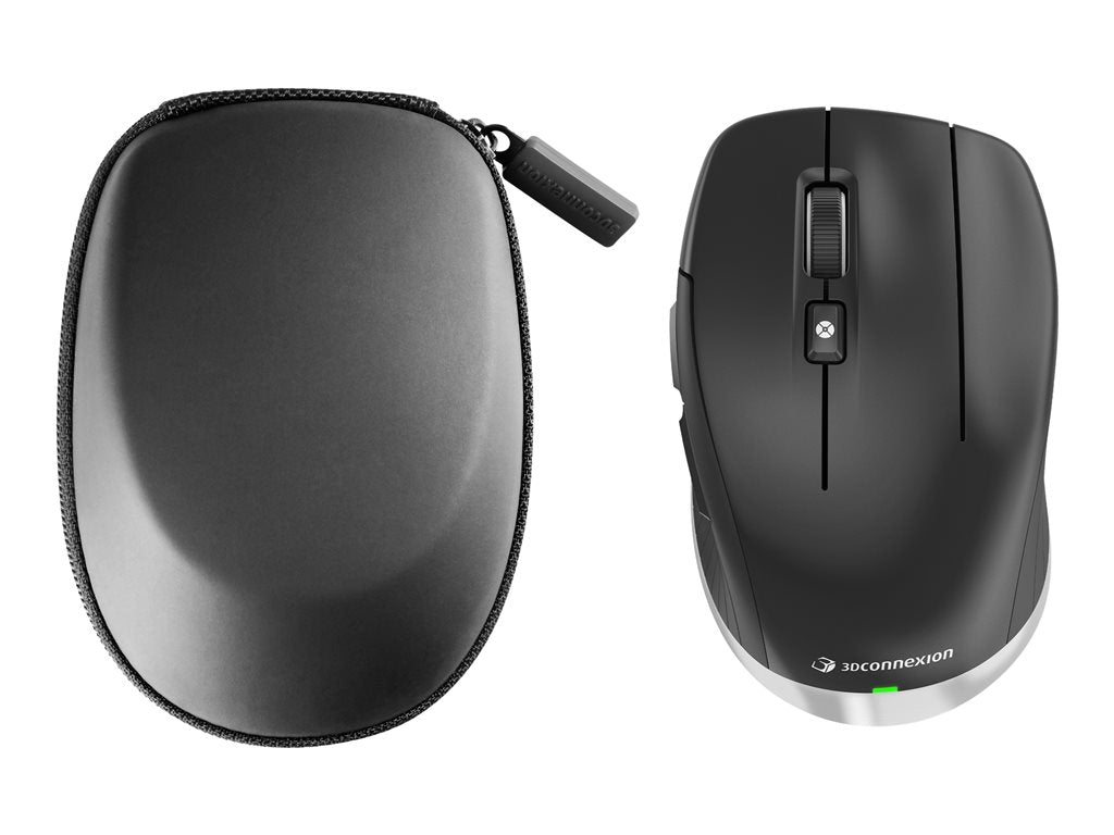 3Dconnexion CadMouse Compact Wireless - Mouse - ergonomic - optical - 7 buttons - wireless, wired - Bluetooth, 2.4 GHz,